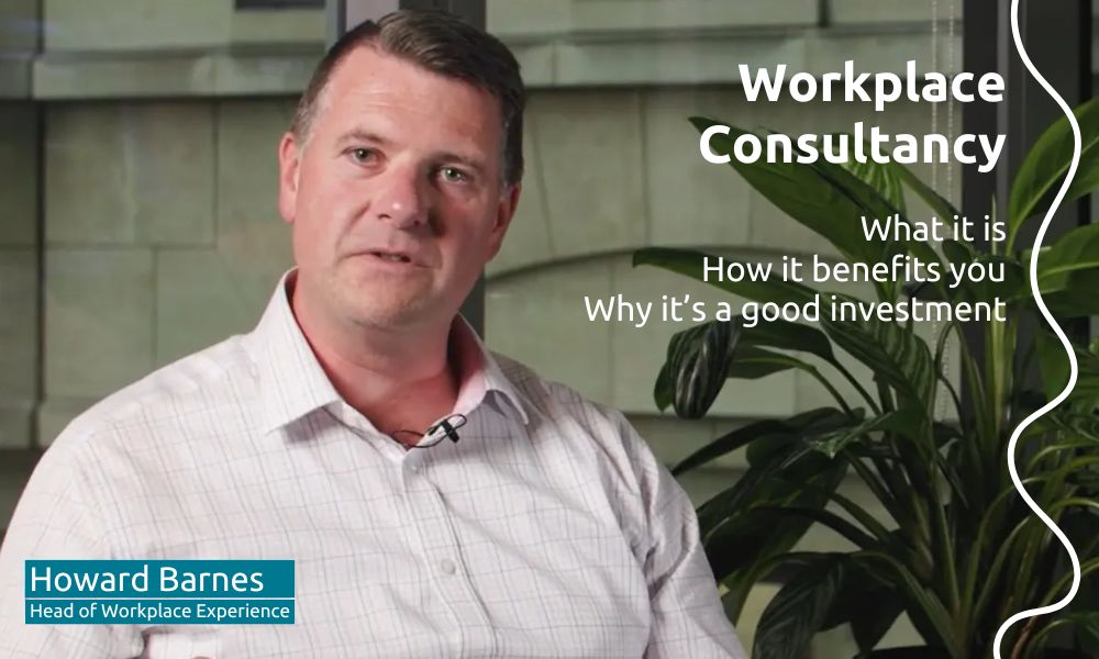 Workplace Consultancy: Head of Workplace Experience at Rhino, Howard Barnes talking to the camera.